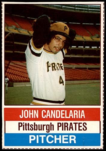 1976 Hostess 92 John Candelaria Pittsburgh Pirates (Baseball Kártya) EX Kalózok