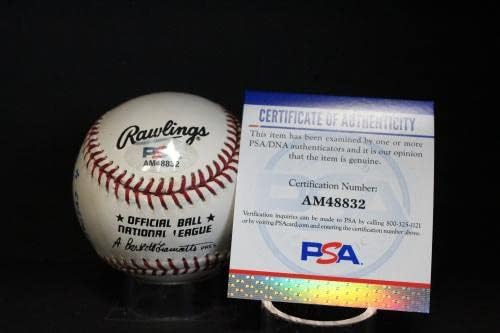 Larry Jansen írta Alá (Felirat) Baseball Autogramot Auto PSA/DNS AM48832 - Dedikált Baseball
