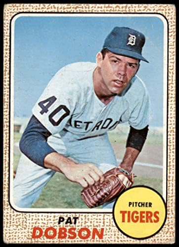 1968 Topps 22 Pat Dobson Detroit Tigers (Baseball Kártya) Dean Kártyák 2 - JÓ Tigrisek