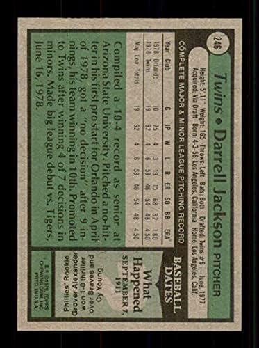 1979 Topps 246 Darrell Jackson VOLT++++ Kiváló RC Minnesota Twins Baseball