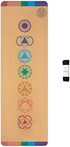 SatoriConcept Parafa Yoga Mat - - Os Környezetbarát Parafa & Gumi, Könnyű, Tökéletes Méret (72 x 24), valamint 4 mm