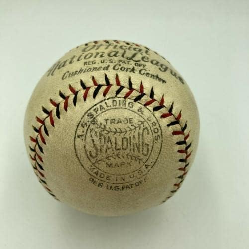 Hack Wilson Egyetlen Aláírt 1928 Hivatalos Nemzeti League Baseball SZÖVETSÉG COA RITKA - Dedikált Baseball