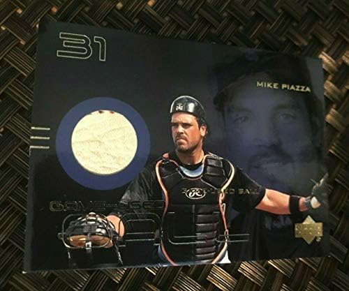 2000 Felső szint Mike Piazza york Mets Játék Használt Baseball Labda Ereklye Kártya Ritka, hogy EGY - MLB Baseball Játék,