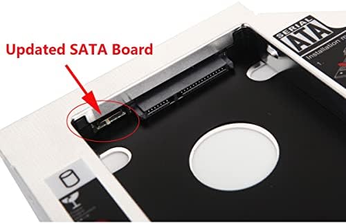 2 SSD HDD SATA Merevlemez, Optikai Bay Esetben Burkolat Caddy Keret Tálcát ASUS A53SJ A53T A53E A53SV