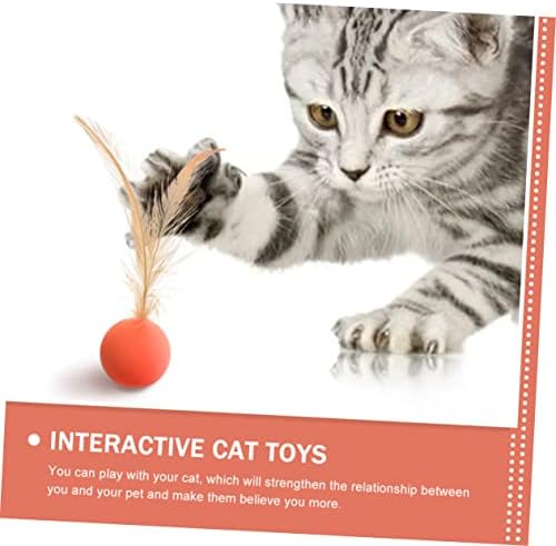 balacoo 9 db Ugráló Érdekes Játékszerek Rugalmas Interaktív Labda, Kültéri Üldözi Beltéri Pet Kreatív Macska játék Mozgó