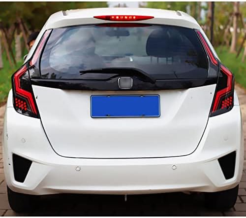 a Honda Jazz GK5 Illik 2014-2019, Autó Stílus hátsó Lámpák hátsó Lámpa Hátsó Lámpa, DRL + Dinamikus indexet + Reverse + Fék